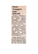 Fitrah Terengganu Lebih 500,000 (18/7/1980 - Utusan Malaysia)