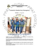 Trained to Handle Any Emergency (27/06/2023 - The STAR)