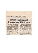 Musabaqah Daerah Dungun Dan Hulu Terengganu (19/6/1979 - Utusan Malaysia)