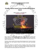 Perang Hamas-Israel Cetus Konflik Baharu Asia Barat (17/10/2023-Berita Harian)