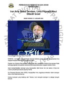 Iran Ikrar Balas Dendam, Lima Pegawai Maut Dibedil Israel (21/01/2024-Sinar Harian)