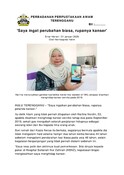 Saya Ingat Perubahan Biasa, Rupanya Kanser (31/1/2026-Sinar Harian)