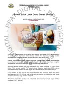 Rawat Sakit Lutut Guna Darah Sendiri (29/10/2023-Berita Harian)