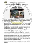 Waspada Guna ChatGPT Elak Jadi Mangsa Penipuan Siber (16/03/2023-Berita Harian)