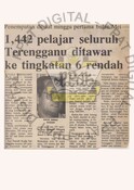 1,442 Pelajar Seluruh Terengganu Ditawar Ke Tingkatan 6 Rendah (24/4/1989-Utusan Malaysia)