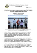 MAIDAM Sumbang Baucar Makanan RM570,000 Ringankan...(16/2/2026-Sinar Harian)