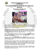 Pemulihan Ringgit Bergantung Asas Ekonomi Malaysia (07/11/2022-Berita Harian)
