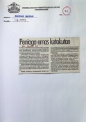 Peniaga Emas Ketakutan (01/06/2004 - Harian Metro)