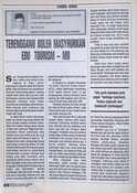 Artikel : Terengganu Boleh Masyurkan Edu Tourism