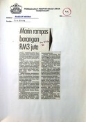 Marin Rampas Barangan RM3 Juta (07/07/2004 - Harian Metro)