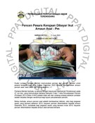 Pencen Pesara Kerajaan Dibayar Ikut Amaun Asal - PM (13/07/2023 - Harian Metro)