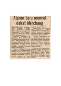 Ajaran Baru Muncul Dekat Merchang (8/9/1979 - Berita Harian)