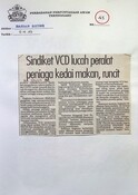 Sindiket VCD Lucah Peralat Peniaga (05/09/2003 - Harian Metro)