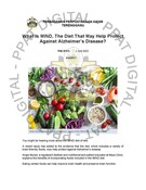 What Is MIND, The Diet That May Help Protect Against Alzheimer’s Disease (04/04/2023 - The STAR)
