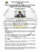 Punca Kuasa Penubuhan, Tadbir Urus IPT Awam Terbatal ... (08/03/2023-Berita Harian)